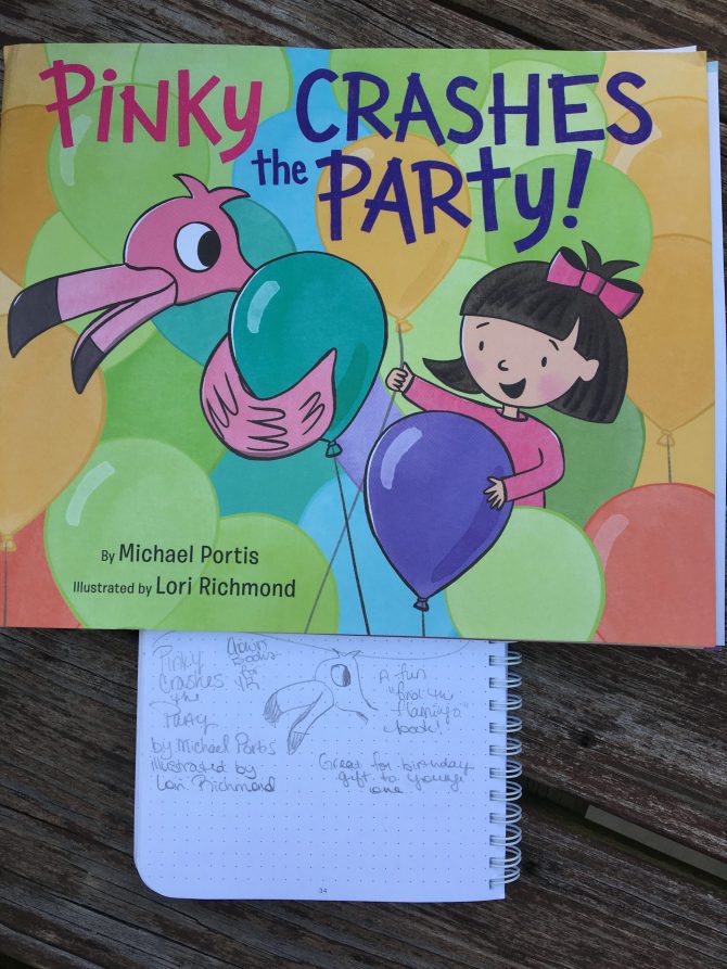 Picture Book Frenzy: Pinky Crashes the Party by Michael Portis and illustrated by Lori Richmond