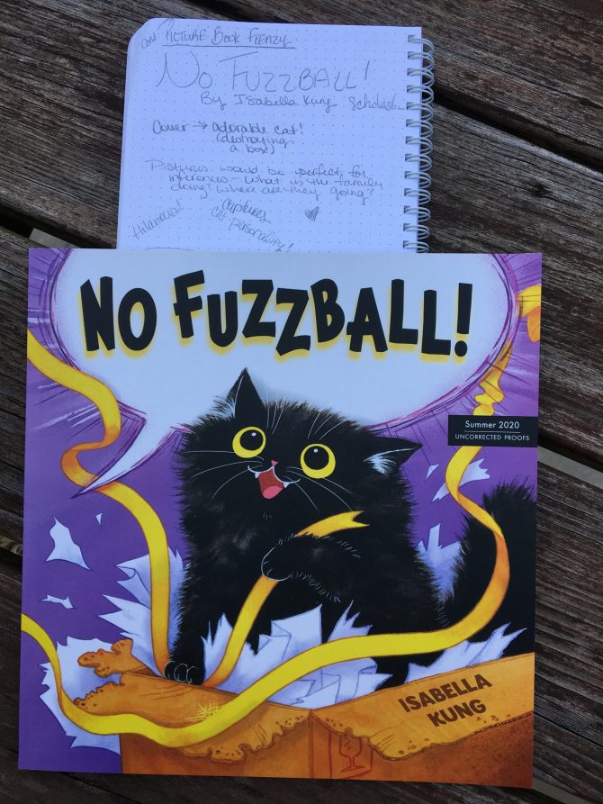 Picture Book Frenzy: No Fuzzball! By Isabella Kung